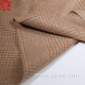 GRS wool check tweed plaid fabric for overcoat